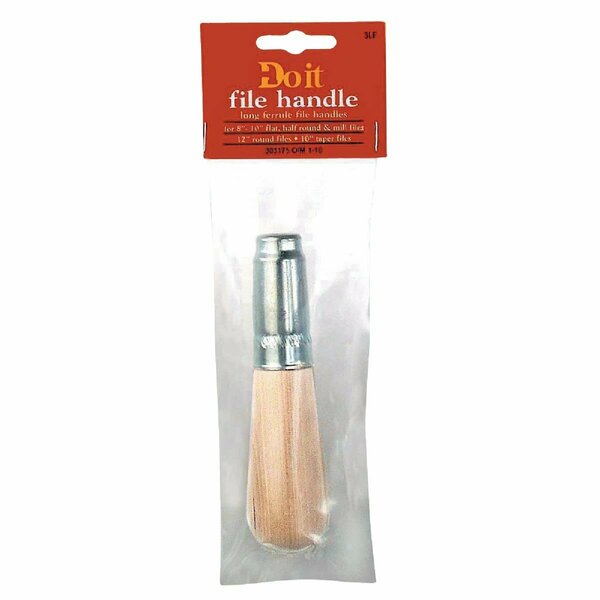 All-Source Long Ferrule 5 In. L Wood File Handle for 8 to 12 In. File 303175